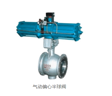 富山阀门气动偏心半球阀-型号-尺寸